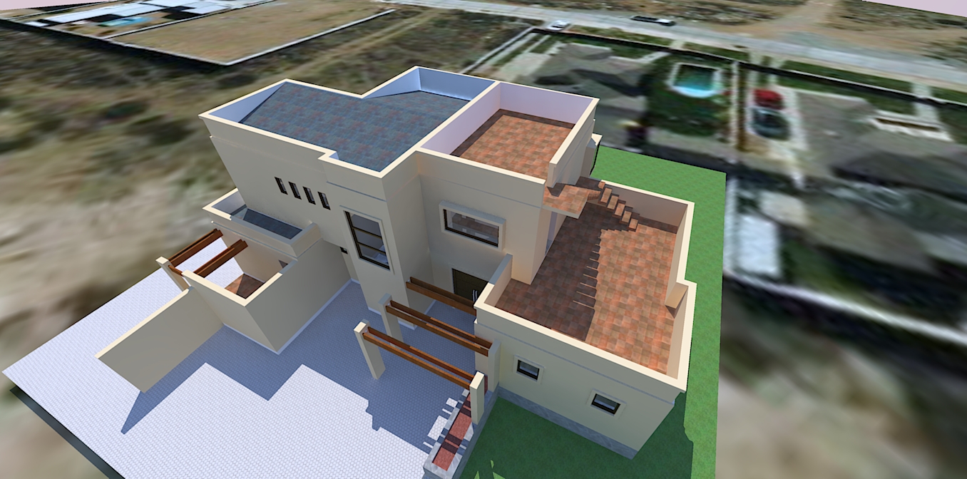 Casa El Rosario Vista Aérea